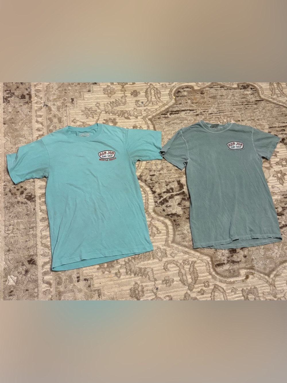 Men’s small 2 bundle ron jon t-shirts